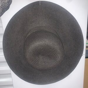 Magid Black Elegant Wide-Brim Hat